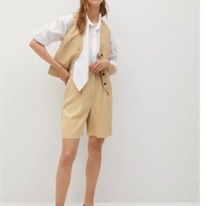 Mango Buttons Suit Waistcoat